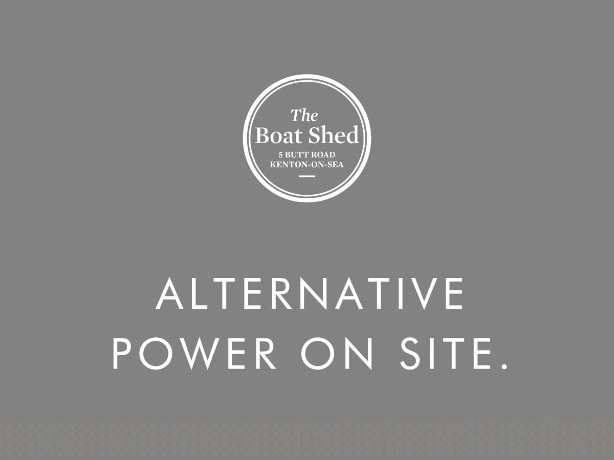 Villa The Boat Shed By The Oyster Collection Kenton on Sea Exterior foto